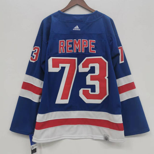 Matt Rempe New York Rangers Official NHL Adidas Jersey