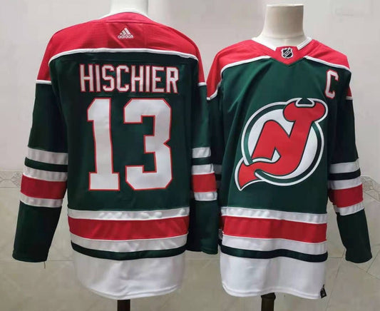 Nico Hischier New Jersey Devils Official NHL Adidas Jersey