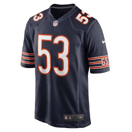 T.J. Edwards Chicago Bears YOUTH KIDS Official NFL Nike Jersey