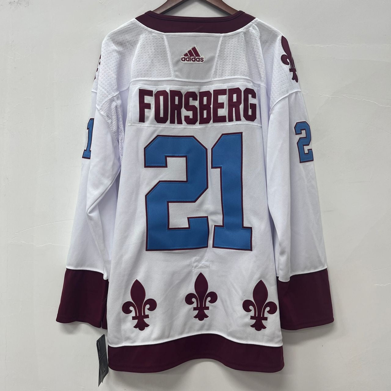Peter Forsberg Quebec Nordiques Official NHL Adidas Jersey