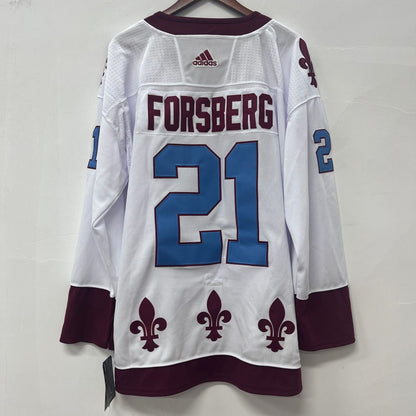 Peter Forsberg Quebec Nordiques Official NHL Adidas Jersey