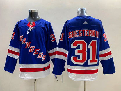 Igor Shesterkin New York Rangers Official NHL Adidas Jersey