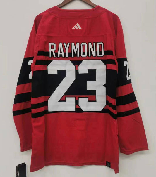 Lucas Raymond Detroit Red Wings Official NHL Adidas Jersey
