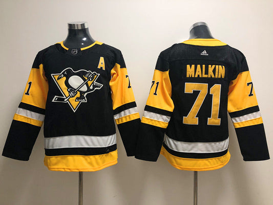 Evgeni Malkin Pittsburgh Penguins Official NHL Adidas Jersey black