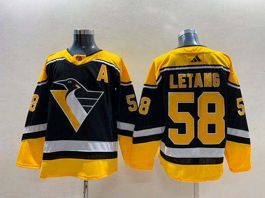 Kris Letang Pittsburgh Penguins Official NHL Adidas Jersey