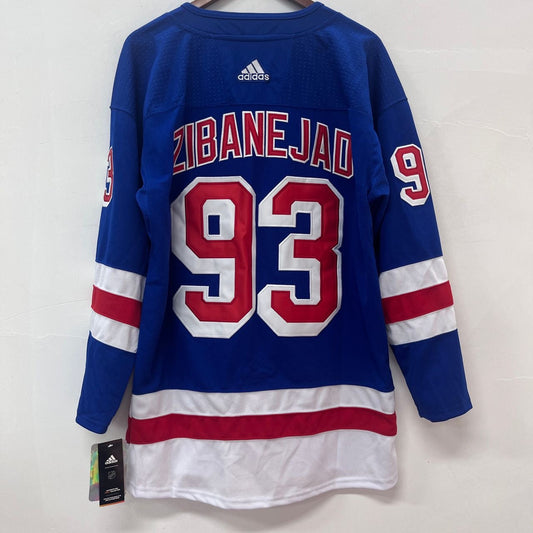 Mika Zibanejad New York Rangers Official NHL Adidas Jersey blue