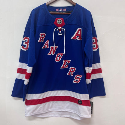 Mika Zibanejad New York Rangers Official NHL Adidas Jersey blue