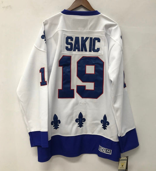 Joe Sakic Quebec Nordiques Official NHL CCM jersey