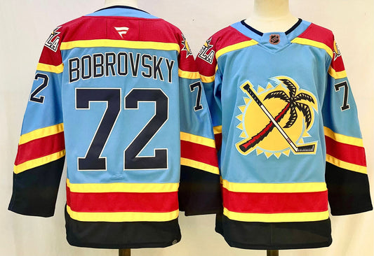 Sergei Bobrovsky Florida Panthers Official NHL Adidas Jersey Palm tree logo