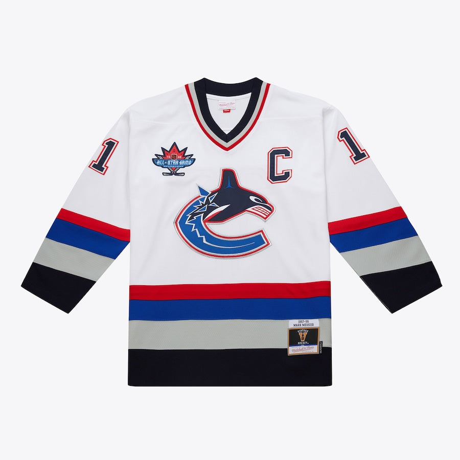 Mark Messier Vancouver Canucks Official NHL Jersey Mitchell & Ness