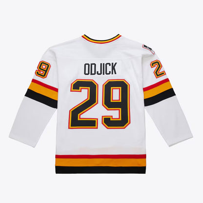 Gino Odjick Vancouver Canucks Official NHL Jersey Mitchell & Ness