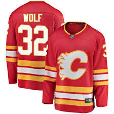Dustin Wolf Calgary Flames Official NHL Adidas Jersey