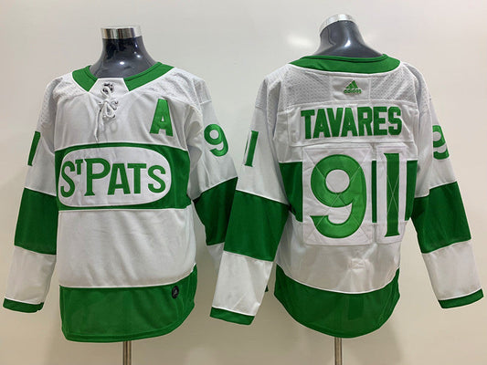 John Tavares Toronto Maple Leafs Official NHL Adidas Jersey St. Pats St. Patrick’s Day