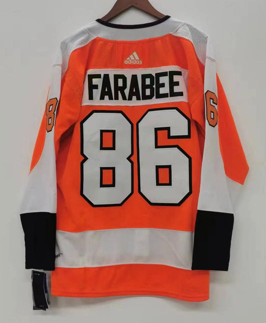 Joel Farabee Philadelphia Flyers Official NHL Adidas Jersey