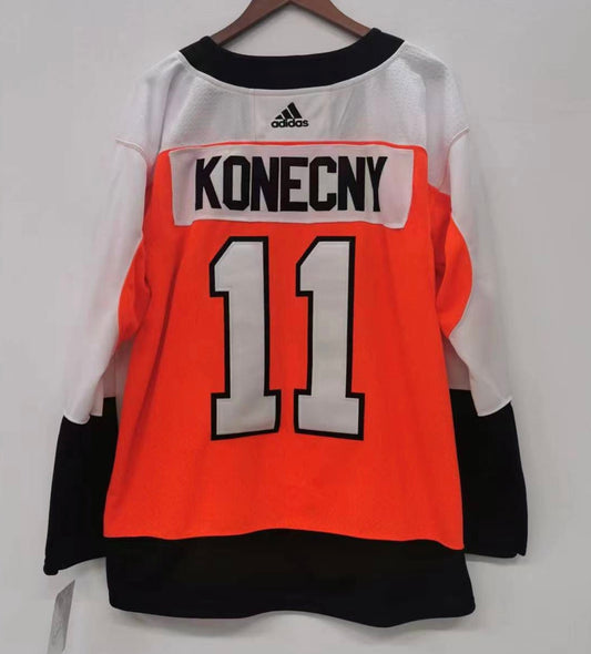Travis Konecny Philadelphia Flyers Official NHL Adidas Jersey