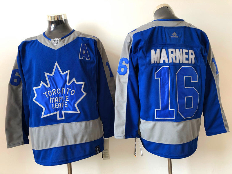 Mitch Marner Toronto Maple Leafs Official NHL Adidas Jersey blue