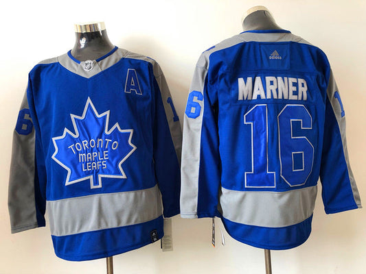Mitch Marner Toronto Maple Leafs Official NHL Adidas Jersey blue