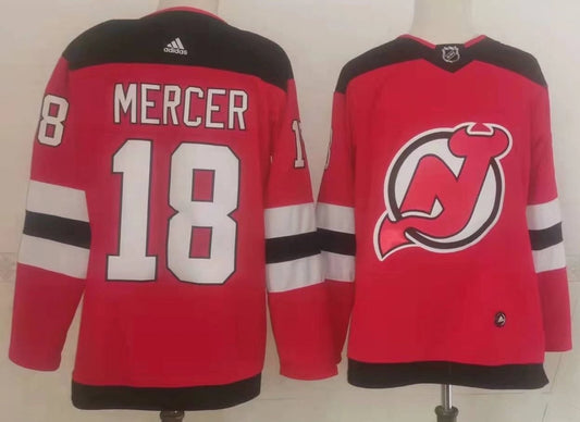 Dawson Mercer New Jersey Devils Official NHL Adidas Jersey