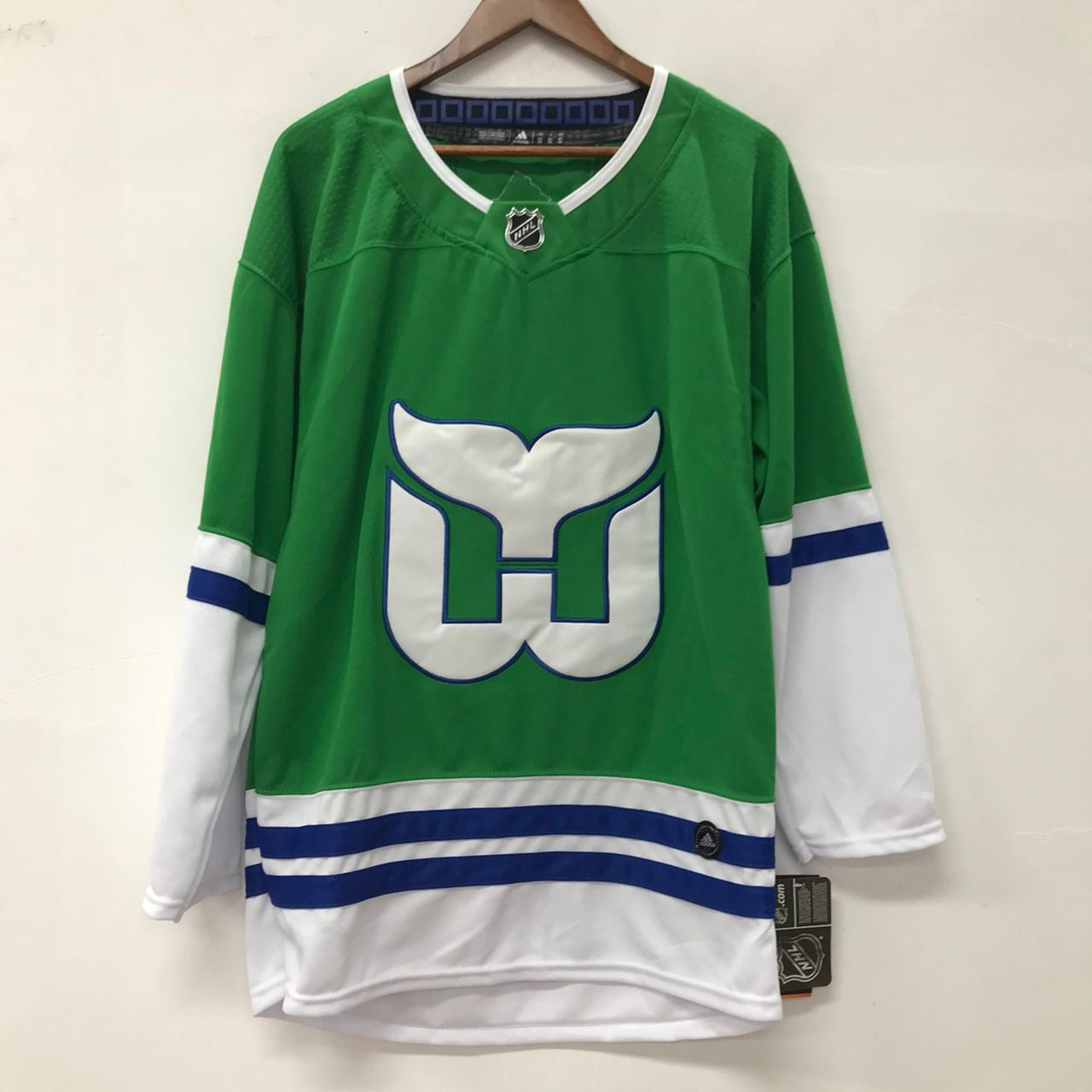 Hartford Whalers Official NHL Adidas Jersey No Name on back
