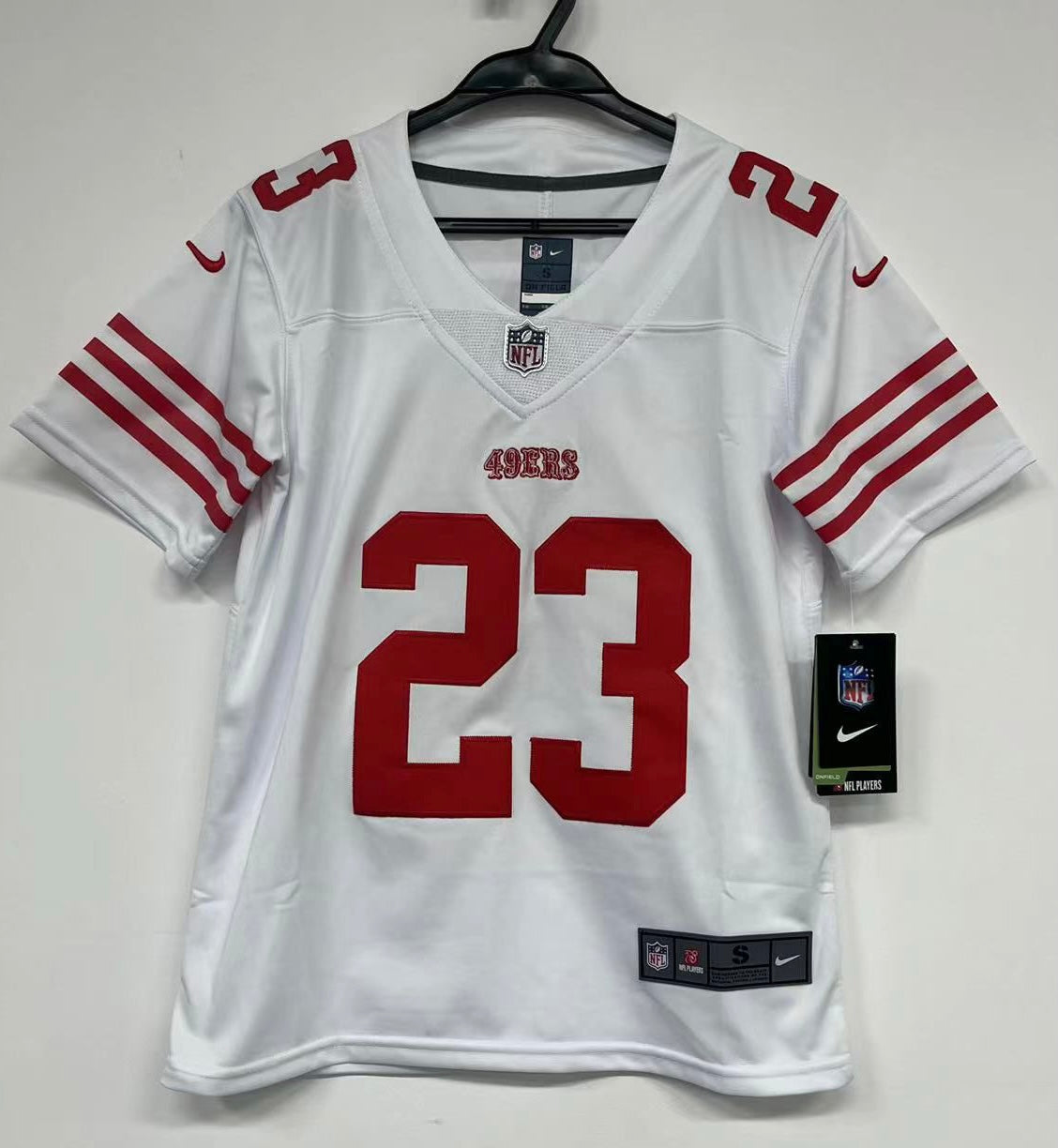 Christian McCaffrey San Francisco 49ers YOUTH Jersey white