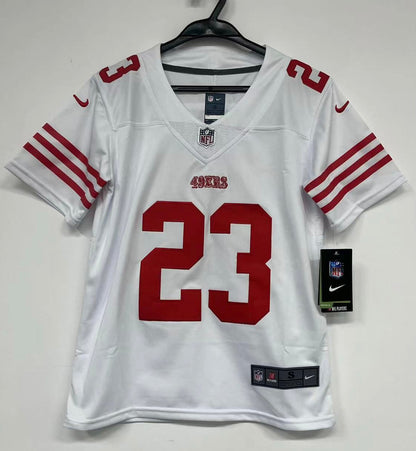 Christian McCaffrey San Francisco 49ers YOUTH Jersey white