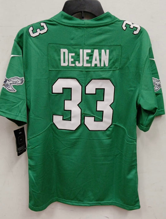 Cooper DeJean YOUTH Philadelphia Eagles Official Jersey Nike Kelly Green