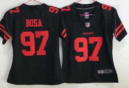 Nick Bosa San Francisco 49ers YOUTH KIDS Official NFL Jersey black