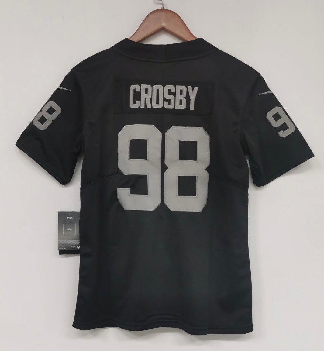 Maxx Crosby YOUTH KIDS Las Vegas Raiders Official NFL Nike Jersey