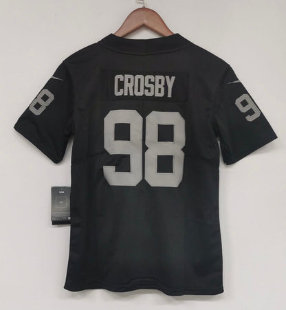 Maxx Crosby YOUTH KIDS Las Vegas Raiders Official NFL Nike Jersey