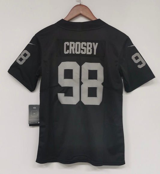 Maxx Crosby YOUTH KIDS Las Vegas Raiders Official NFL Nike Jersey