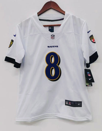 Lamar Jackson Baltimore Ravens YOUTH KIDS Official NFL Nike Jersey White