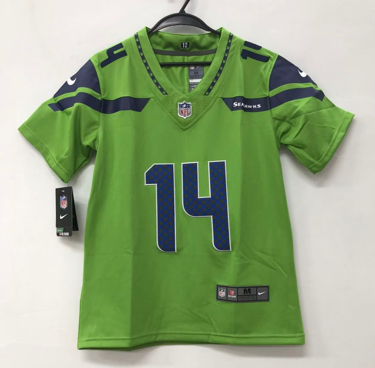 D K Metcalf YOUTH Seattle Seahawks Official NFL Nike Jersey