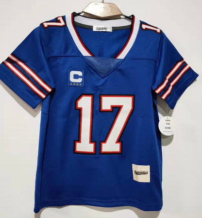 Josh Allen BLUE YOUTH Buffalo Bills Jersey Classic Authentics