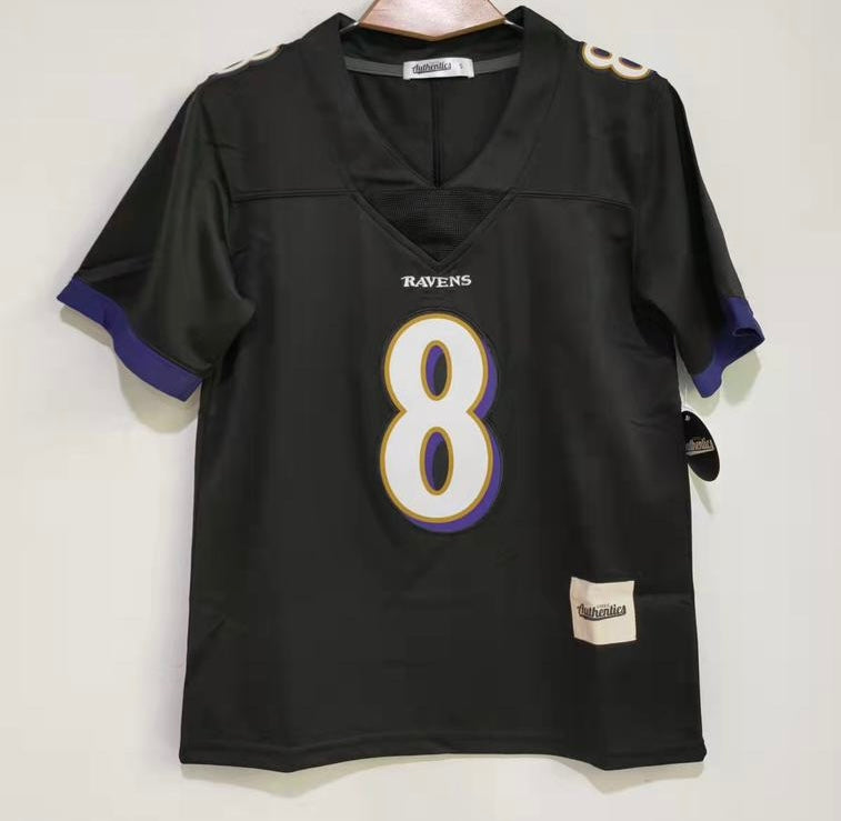 Lamar Jackson Baltimore Ravens YOUTH Jersey Classic Authentics black
