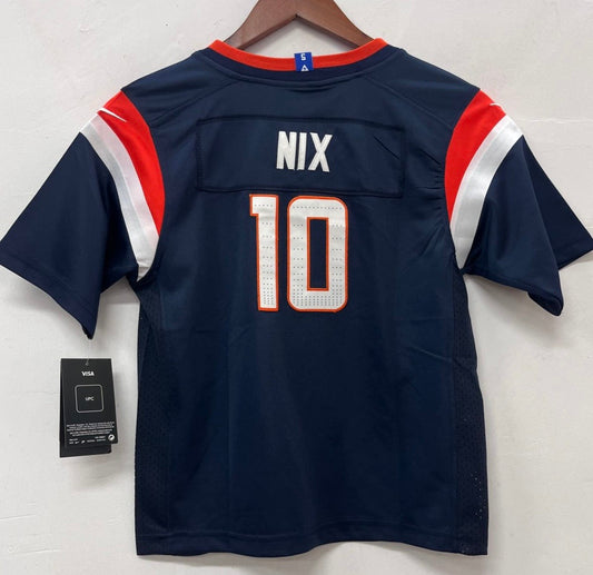 Bo Nix YOUTH KIDS Denver Broncos Official NFL NIKE Jersey