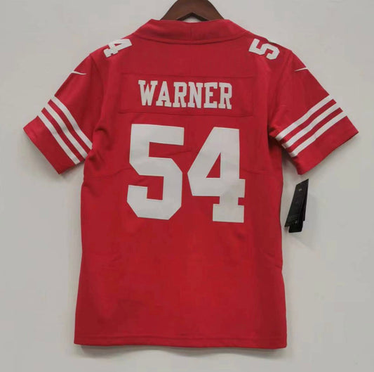 Fred Warner YOUTH/KIDS San Francisco 49ers Official NFL NIKE Jersey