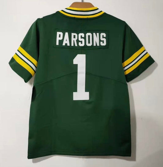 Micah Parsons YOUTH KIDS Green Bay Packers Jersey Classic Authentics