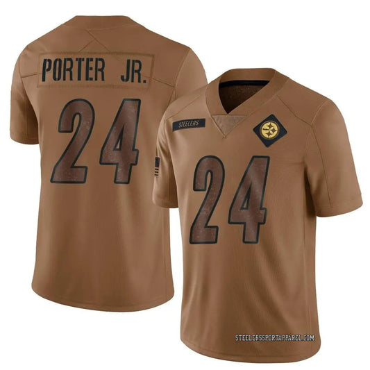 Joey Porter Jr. Youth Kids Pittsburgh Steelers Official NFL Nike Salute to Service Jersey