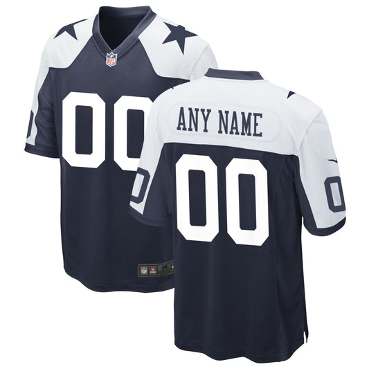 Dallas Cowboys Any Name & Number customized YOUTH KIDS Official NFL alternate Jersey