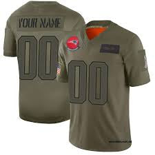 New England Patriots Any Name & Number customized YOUTH KIDS Official NFL Salute to Service Jersey