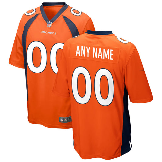 Denver Broncos Any Name & Number customized YOUTH KIDS Official NFL Jersey Orange