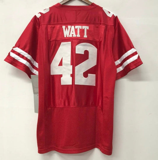 T.J. Watt YOUTH KIDS Wisconsin Badgers Official NCAA Jersey