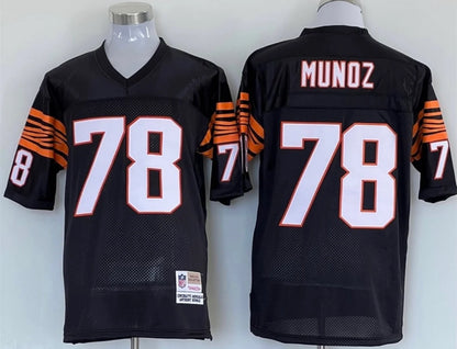 Anthony Munoz Cincinnati Bengals Official NFL Mitchell & Ness Jersey