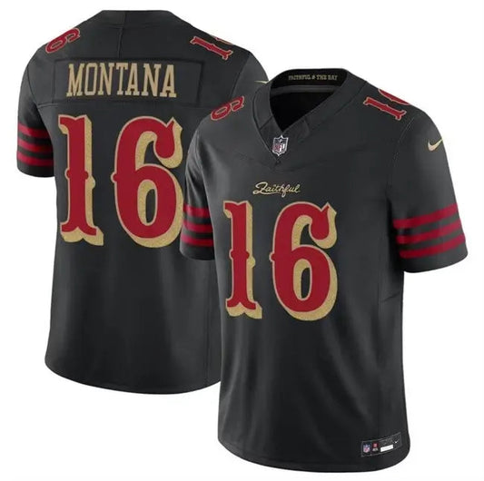 Joe Montana San Francisco 49ers YOUTH KIDS Official NFL Nike 2025 Rivalries Collection Jersey