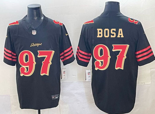 Nick Bosa San Francisco 49ers YOUTH KIDS Official NFL 2025 Rivalries Collection Jersey