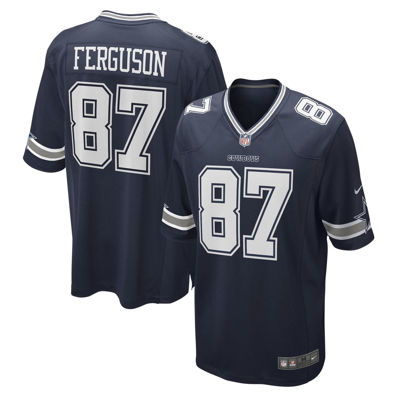 Jake Ferguson YOUTH KIDS Dallas Cowboys Official NFL Jersey Navy Blue