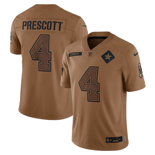 Dak Prescott YOUTH KIDS Dallas Cowboys Official NFL Nike Salute to Service Jersey