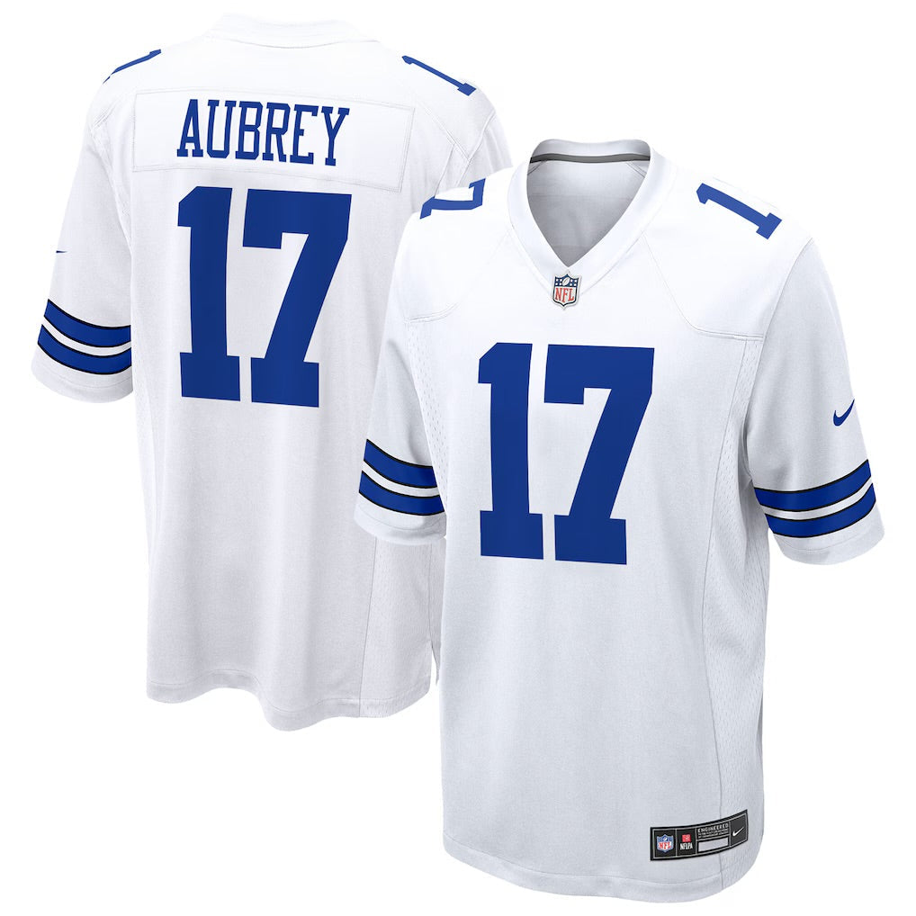 Brandon Aubrey YOUTH KIDS Dallas Cowboys Official NFL Jersey White