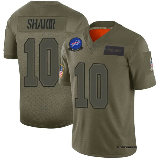 Khalil Shakir Buffalo Bills YOUTH KIDS Official NFL Nike Salute to Service Jersey