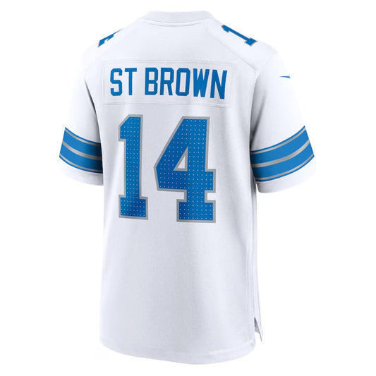 Amon-Ra ST Brown YOUTH KIDS Detroit Lions Official NFL Nike Jersey white